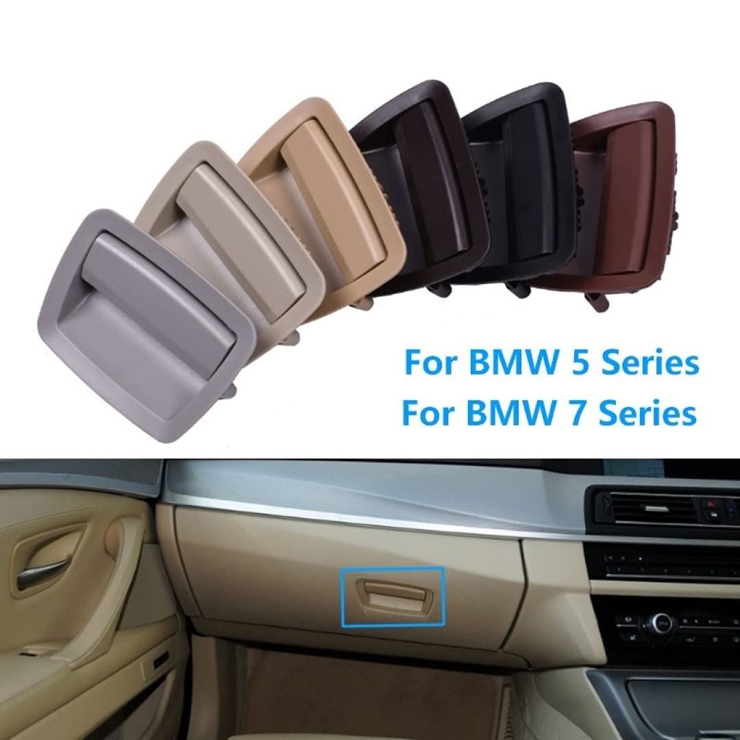 Glove Box Lock Handle Compatible With Bmw 5 Series Glow Box Lock Handle 5 Series F10 2010-2017 6 Series F12 2011-2015 7 Series F02 2009-2016 Beige