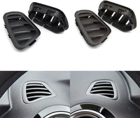 Mercedes Benz 205 Front AC Vent Dashboard Left & Right Set 2058804505 Black