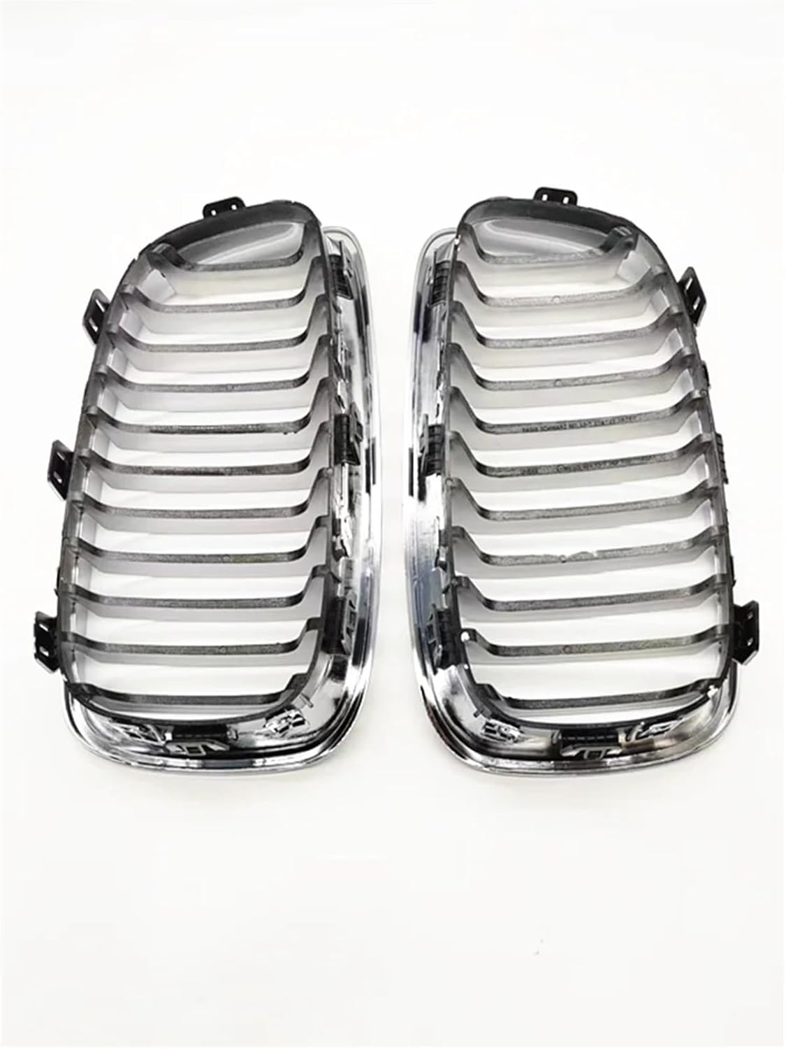 Full Chrome Show Grill Left 51137262119 & Right 51137262120 Compatible With BMW 1 Series (F20) (2011-2015) Tag No.122