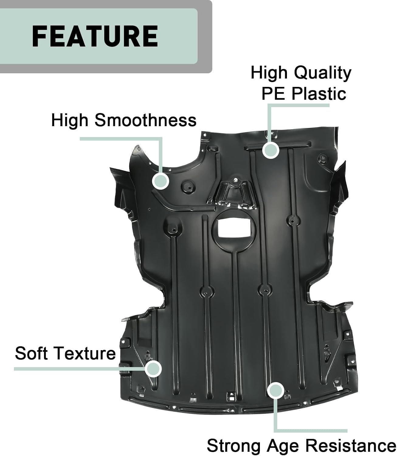 Engine Sheild 51757129341 Compatible With BMW 3 Series E90 (2006-2012) Tag No.01