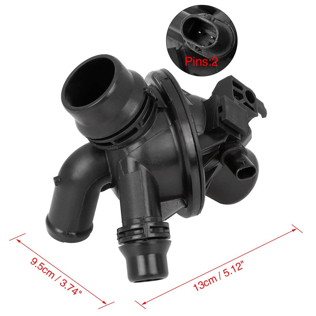 Engine Coolant Thermostat 11537580627 11538671517 For BMW 5 Series F10 & 7 Series F02 Tag-E-77