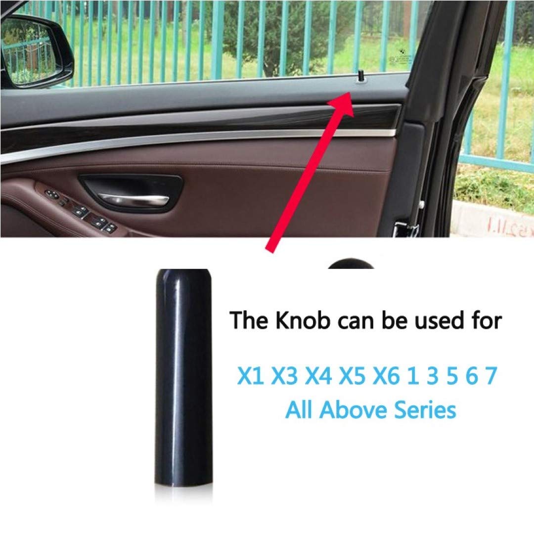 Compatible with BMW 5 Series Door Knob 1 Series 2011-2016 3 Series 2012-2018 5 Series 2010-2018 6 Series 7 Series 2009-2016 X1 2016-2020 X3 2010-2016 X5 X6 14-20 Black