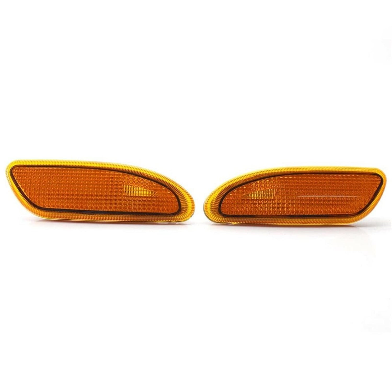 Front Bumper Reflector Left 2038200721 & Right 2038200821 Compatible with Mercedes Benz C-CLASS W203 2002-2007 Tag-FBL-10
