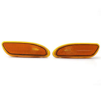 Front Bumper Reflector Left 2038200721 & Right 2038200821 Compatible with Mercedes Benz C-CLASS W203 2002-2007 Tag-FBL-10