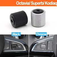 Steering wheel keys Black 5E0919719C-1 Compatible With Skoda  Octavia Superb Yeti Citigo SCALA KAMIQ MissionL