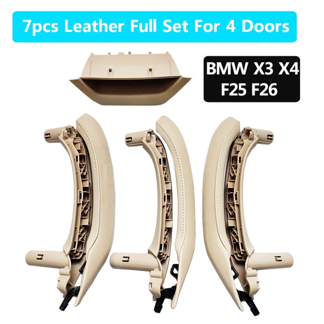 Door Handle Compatible with BMW X3 Door Handle X3 F25 2010-2017 Full Set Beige