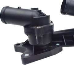 Thermostat housing 03C121111AM 03C121026AR 03C121111AE 03C121111M  Compatible with SKODA FABIA II (542) & VW JETTA IV (162, 163, AV3, AV2) Tag No.55