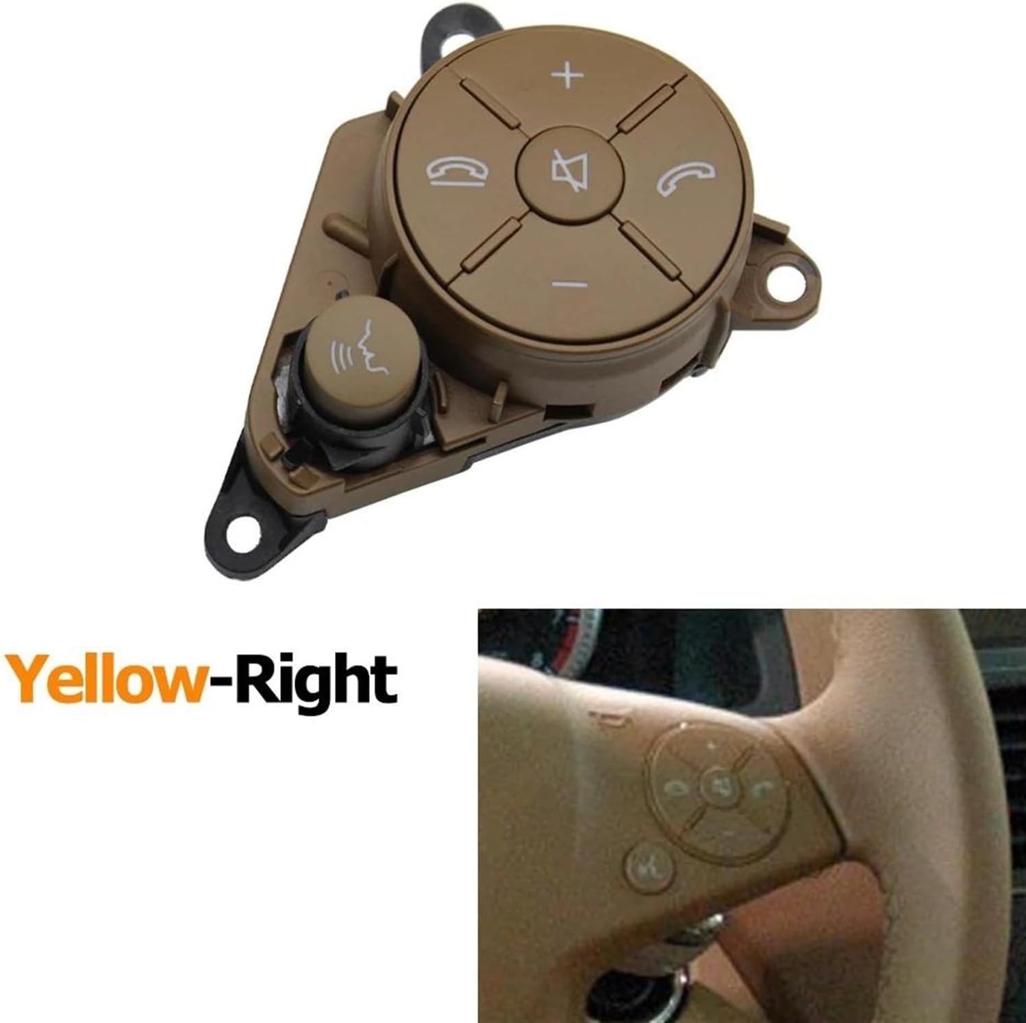 Mercedes-Benz C-CLASS 204/ E-CLASS 212 Complete Steering Wheel Switch Set Beige-Round for W204 and W212 Models - Left Hand 2048210351  and Right Hand 2048210451 Options Available Tag-SW-93
