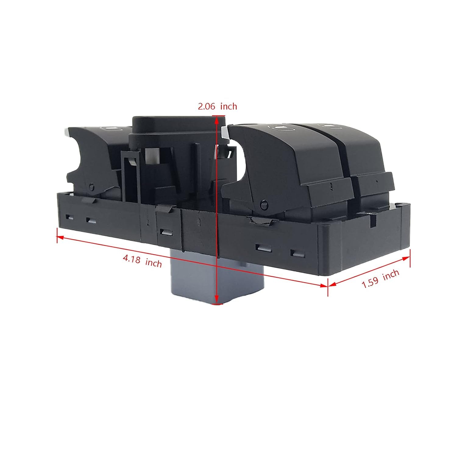 Audi Power Window Switch Black 10-pin 5ND959857 5K4959857 Tag-SW-51