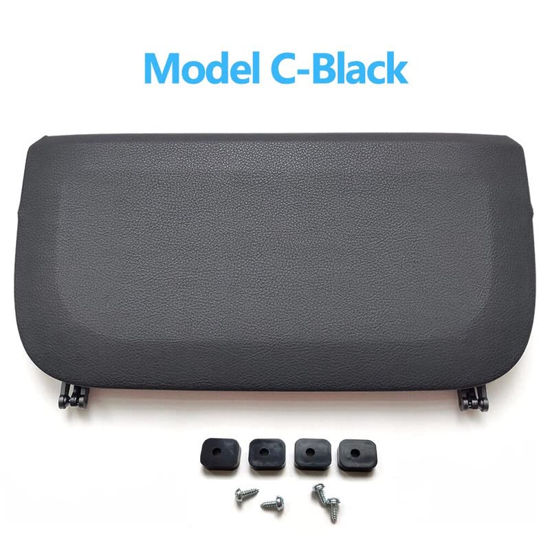 Seat Storage Pocket Compatible with BMW 5 Series F10 2013-2017 Gt F07 2014-2018 7 Series F02 2012-2015 X5 F15 2014-2018 X6 F16 2014-2018 Seat Storage Pocket Cover Black Model C 52107319070
