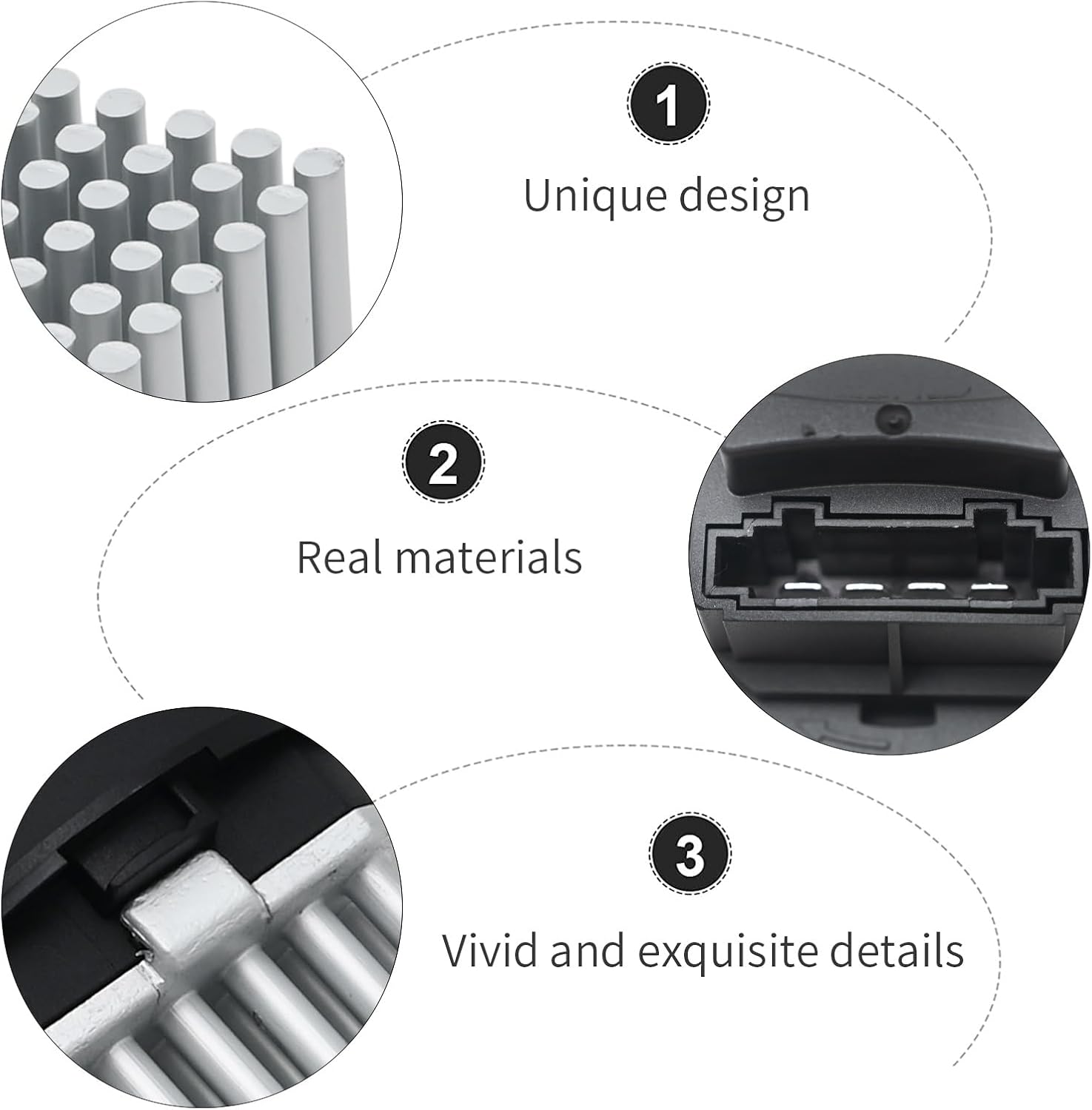 Blower Motor Resistor 30767040 Compitable With Volvo XC60 S60 S80