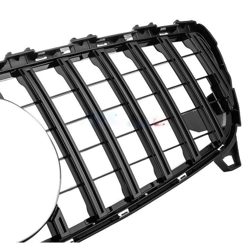 Front Bumper Grill Compatible With Mercedes Benz A Class W176 A180 A200 A250 A45 Amg Gtr 2016-2019 Front Bumper Grill W176 Grill Gtr Black 2016