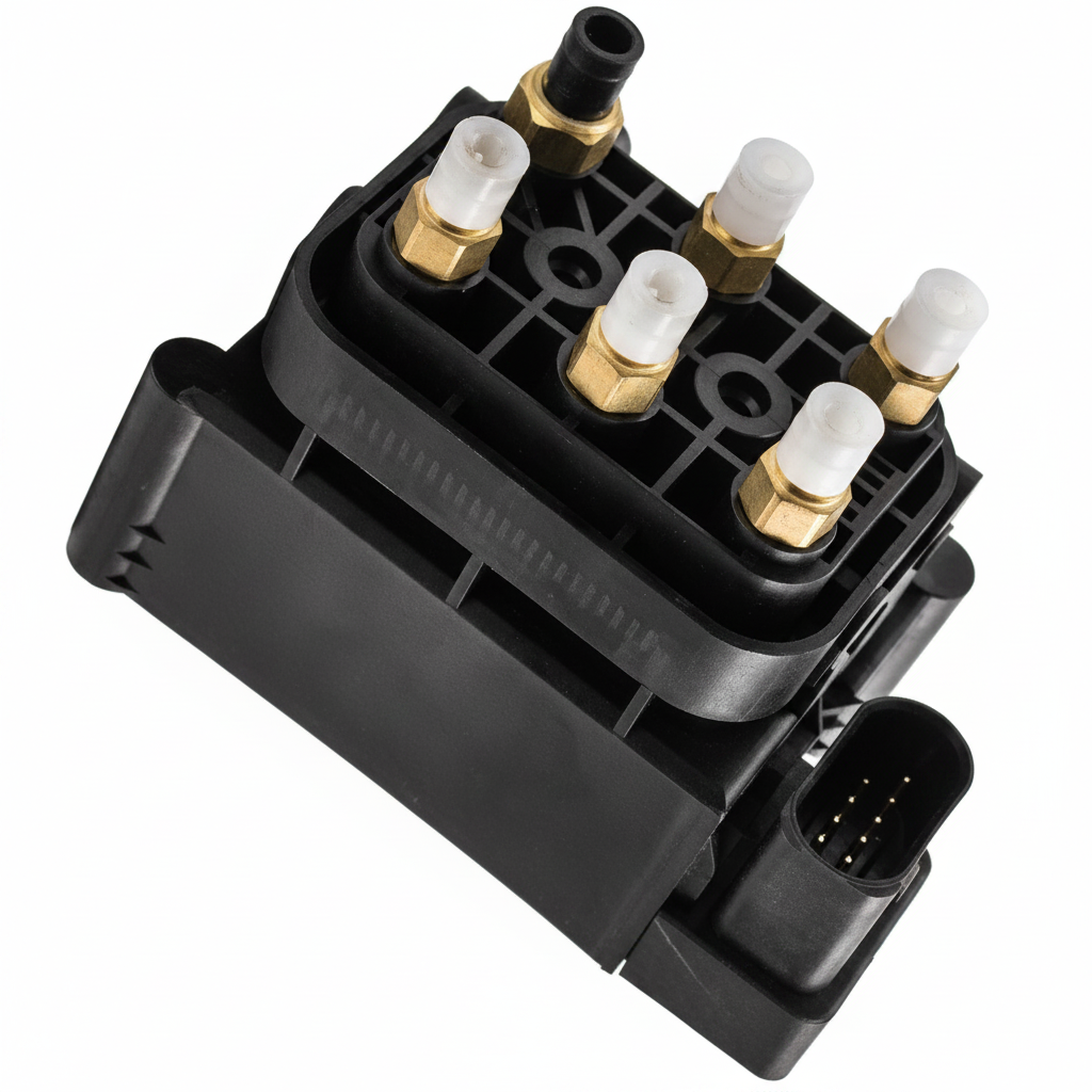 Air Suspension Solenoid Valve Block 2123200358 2123200158 2123200658  Compatible With MERCEDES-BENZ CLS C218 & E-CLASS W212 & GL-CLASS X164 & GL-CLASS X166 & GLE W166 GLS X166 & S-CLASS W221  W222