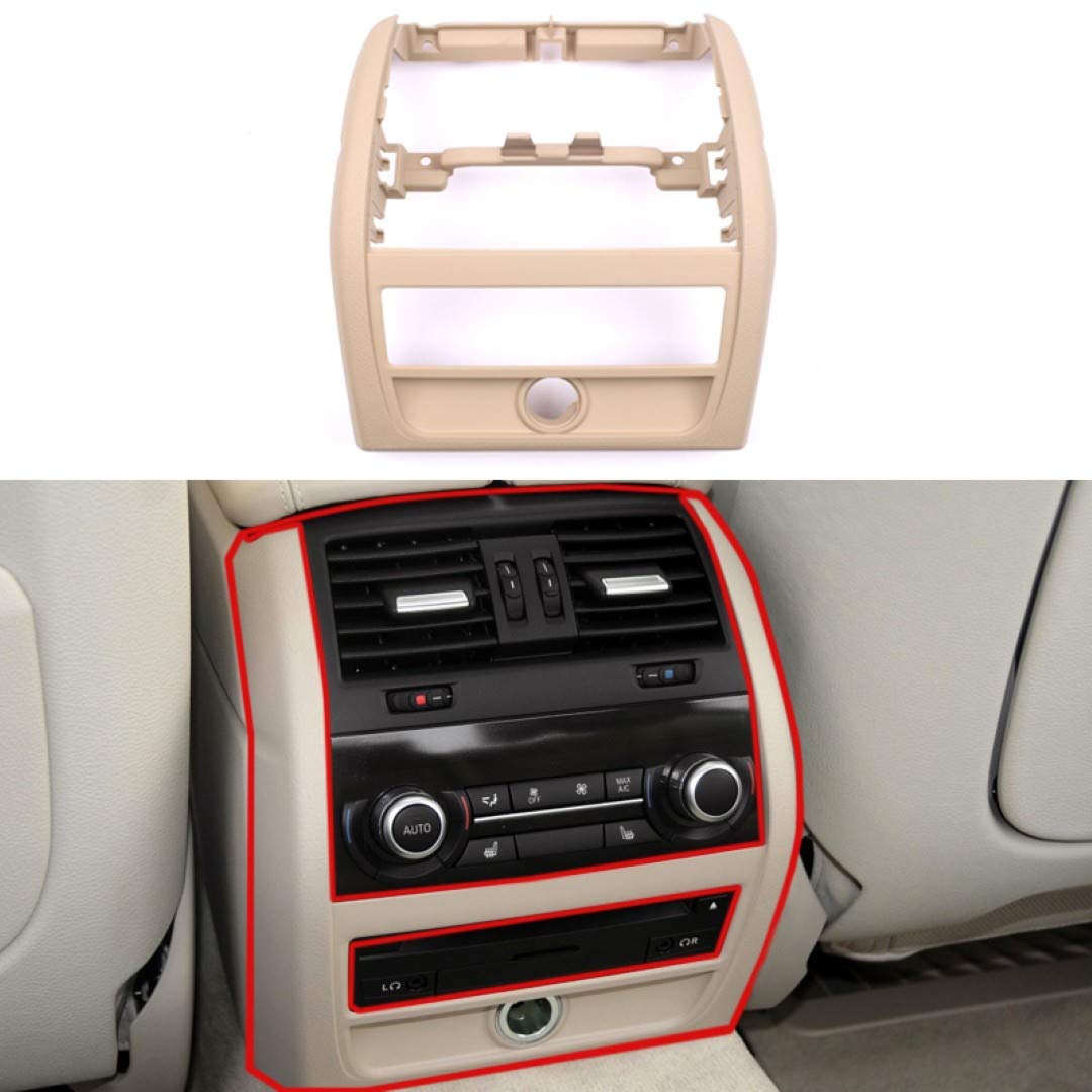 Rear Ac Vent Compatible With Bmw 5 Series Rear Ac Vcent Frame Outer 5 Series F10 2010-2017 Oyester