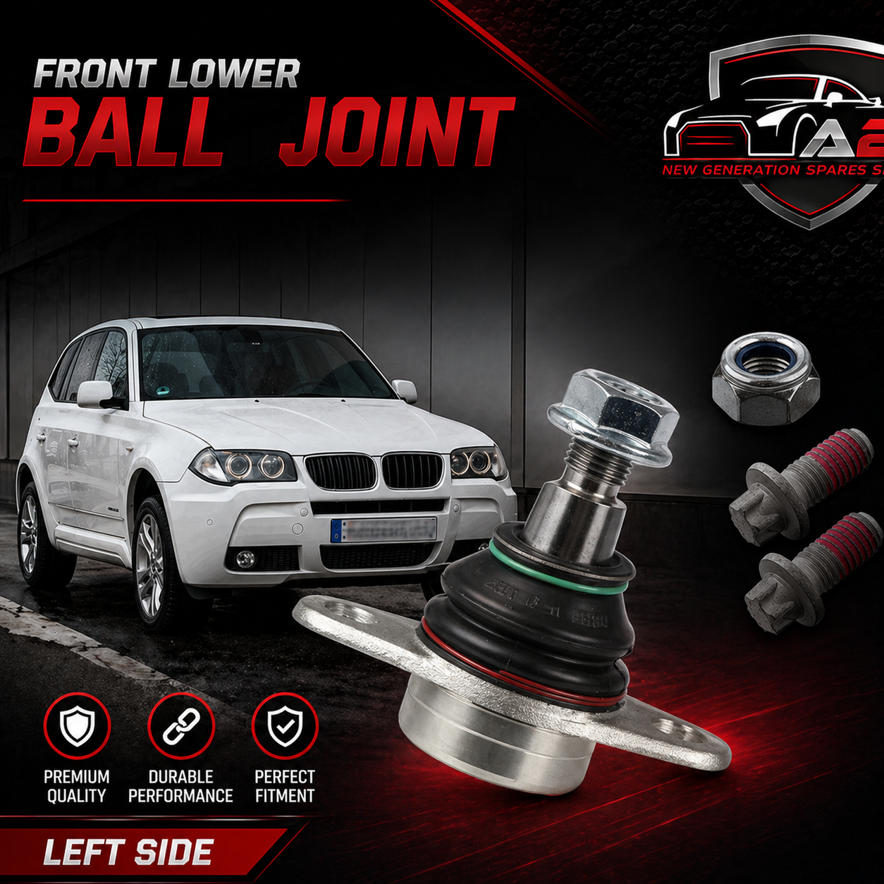 Lower Ball Joint 31126768988 Compatible With BMW E90 E84