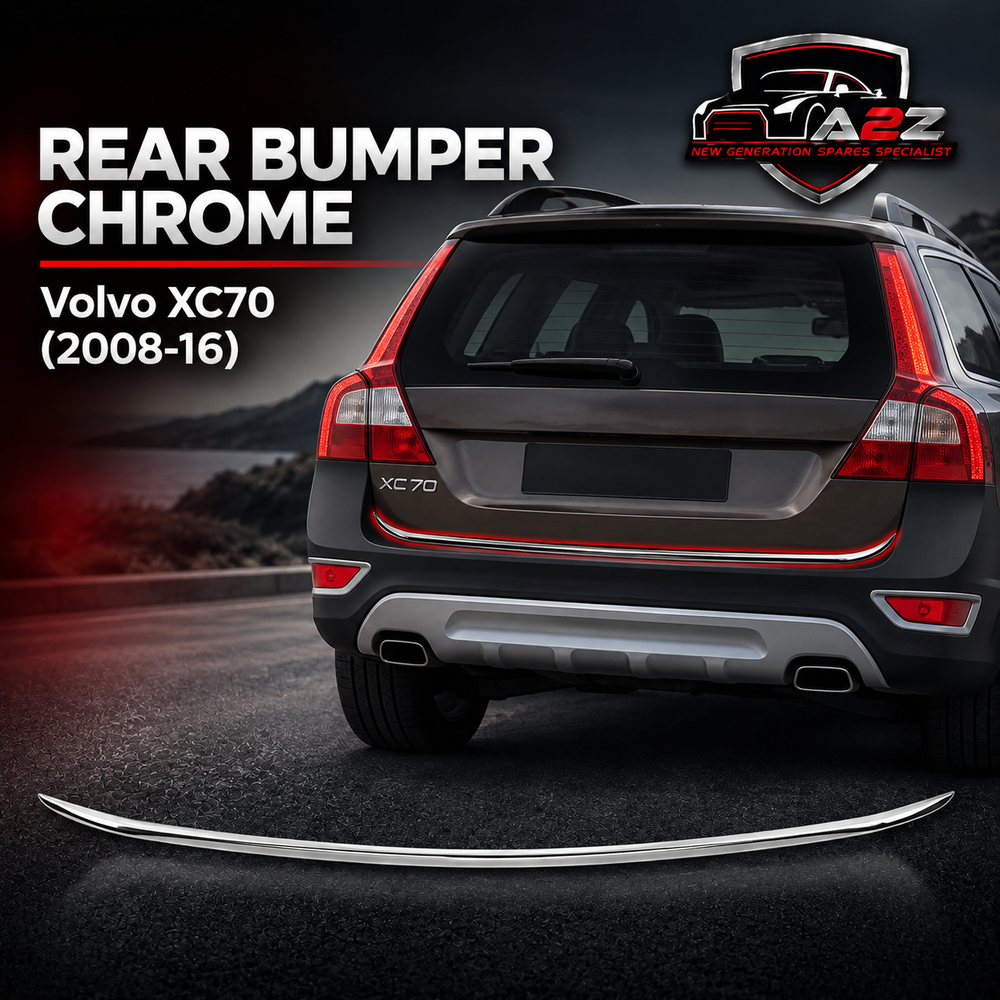 Rear Bumper Chrome 31349548 Compatible With Volvo XC70 (2008-16)