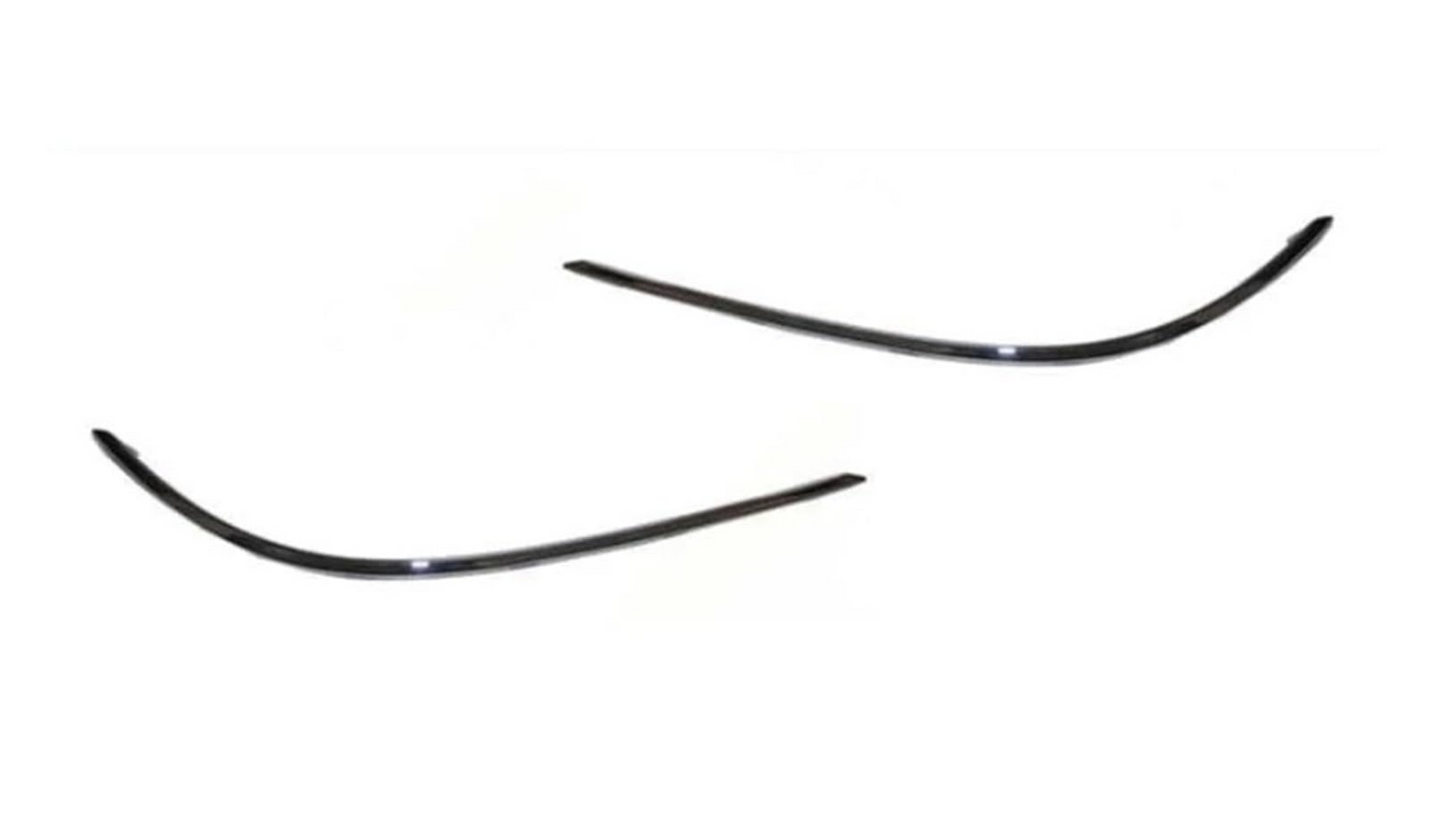 Rear Bumper Chrome Left 2048850921 & Right 2048851021 Compatible With Mercedes Benz C-Class (W204) (2007-2010) Tag No.282