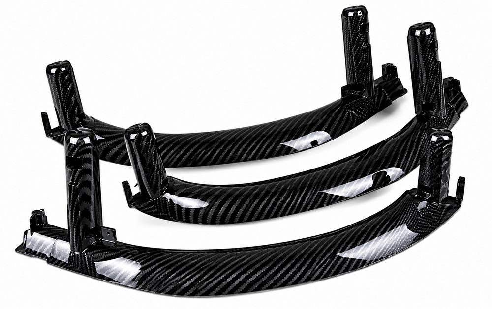 Inner Pull Handle (3PCS) (Carbon fiber) Compatible With BMW F15 X5 2014-2018  F16 X6 2014-2019