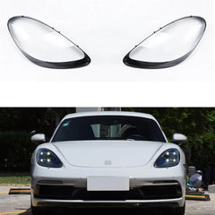 Headlight Glass Set Compatible With Porsche Caymen 982 (2017)