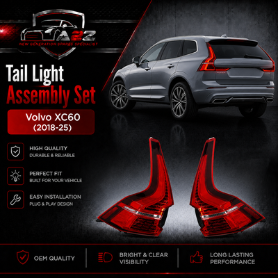 Tail Light Assembly Left 31689336 & Right 31689337 Compatible With Volvo XC60 (2018-25)
