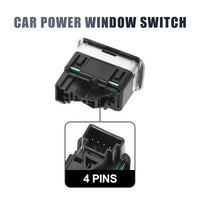 4-Pin Window Switch For Models 204/212/207/197 2049058202 2049058102 2048700451 A2049058202  A2049058102 Compatible With MERCEDES Benz C-CLASS W204 & E-CLASS W212 Tag-SW-36