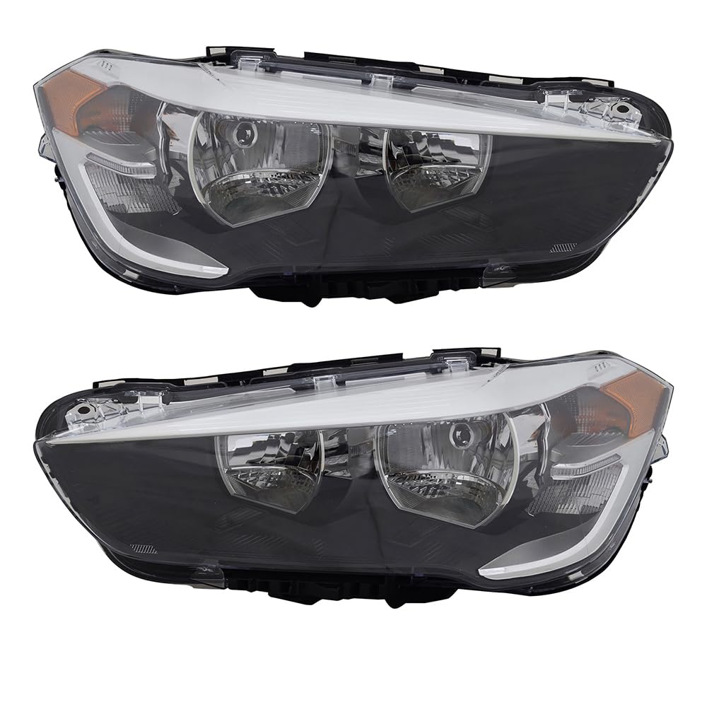 Complete Headlight Assy Left 63117346537 & Right 63117346538 Compatible With BMW X1 F48 (2016-2019) Tag No.76