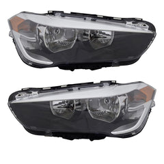 Complete Headlight Assy Left 63117346537 & Right 63117346538 Compatible With BMW X1 F48 (2016-2019) Tag No.76