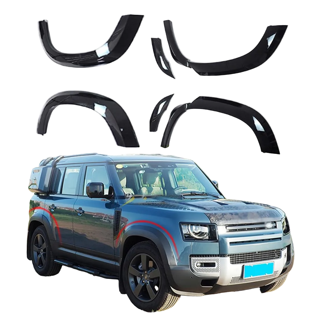 Wheel Arch Kit (Eyebrow) Glossy Black Compatible With Land Rover Defender L663 (2020)