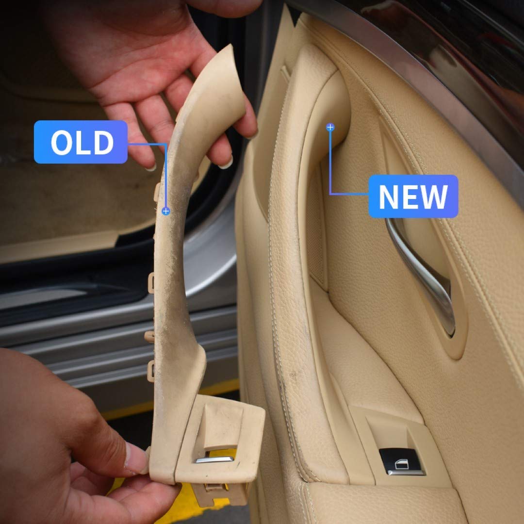 Door Handle Compatible with BMW 5 Series Door Handle 5 Series F10 2010-2017 Door Handle Gray