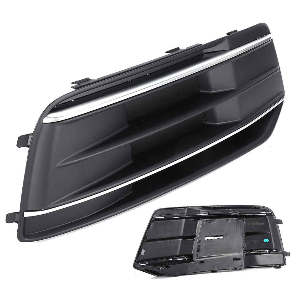 Fog Lamp Cover (Matt Black) Left 80D807679E & Right 80D807680E Compatible With Audi Q5 (2018-2020)