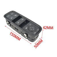 Black Window Switch For PORSCHE PANAMERA 971959858C 971959858 Tag-SW-66