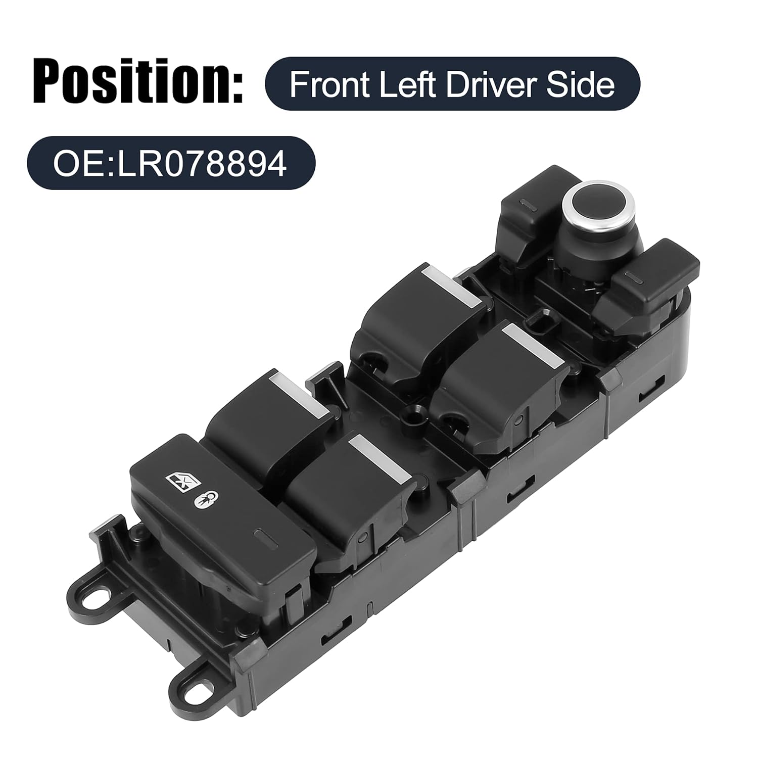 Power Window Switch (3 Pin) LR078894 LR110324 LR071113 LR066075 LR034932 Compatible With Land Rover Range Rover Sport Tag No.39