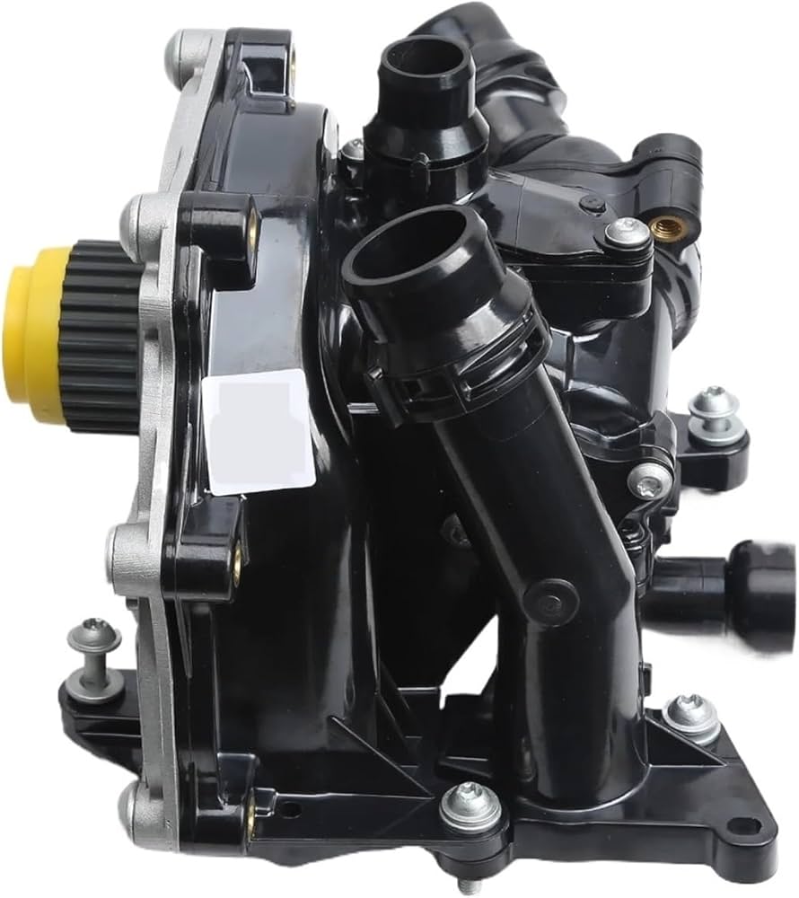 Engine Water Pump Thermostat Assembly 06K121111M 06K121111N Compatible With Volkswagen Beetle (2016–2018) Golf (MK7/GTI/R) Jetta IV Passat (B8) Tiguan