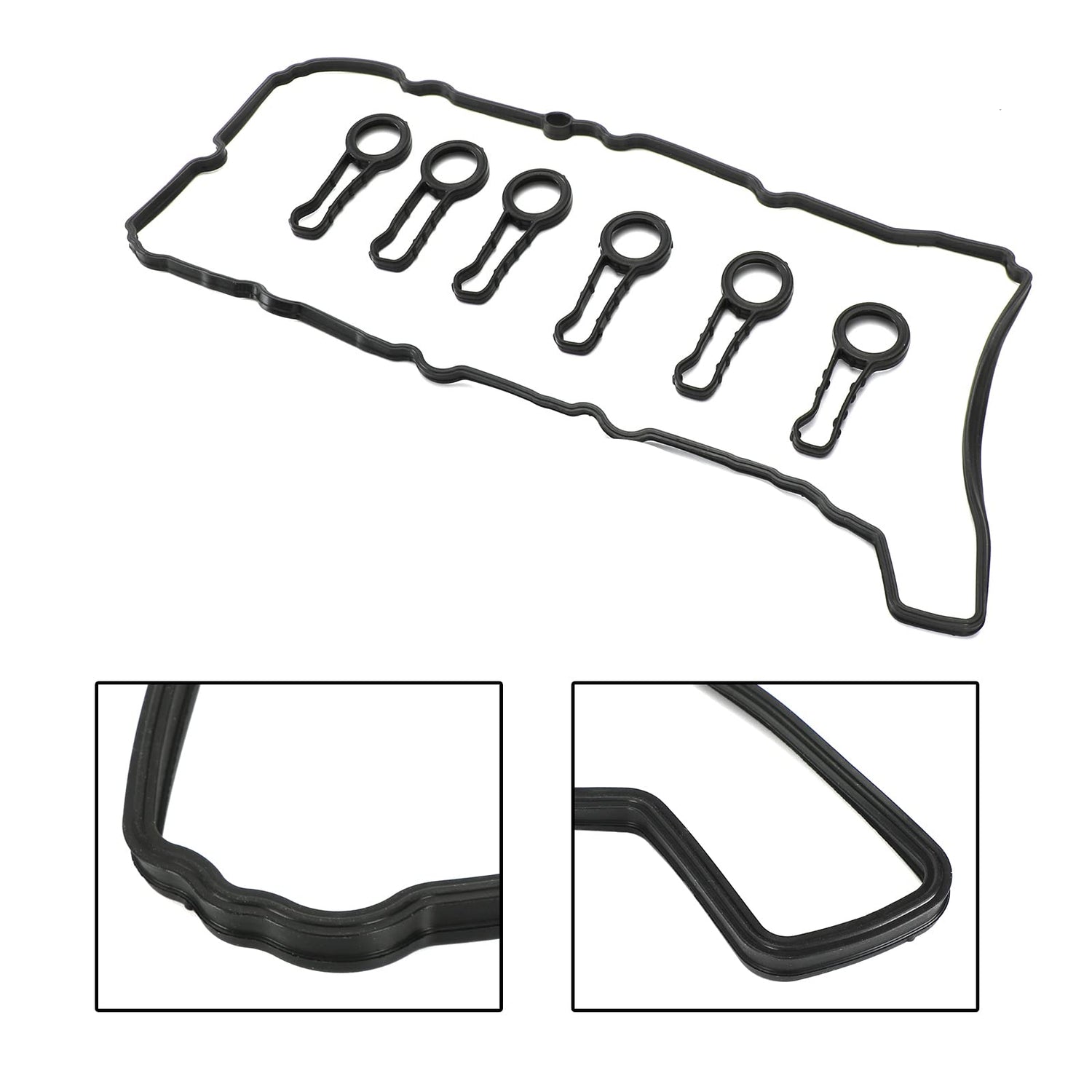 Tappet Cover Packing (Engine Valve Cover Gasket) 369.460 11127823943 Compatible With BMW 3-SERIES Convertible (E93) 5-SERIES (F10) 5-SERIES Gran Turismo (F07) 7-SERIES (F01, F02, F03, F04) X5 (E70) X6 (E71, E72)