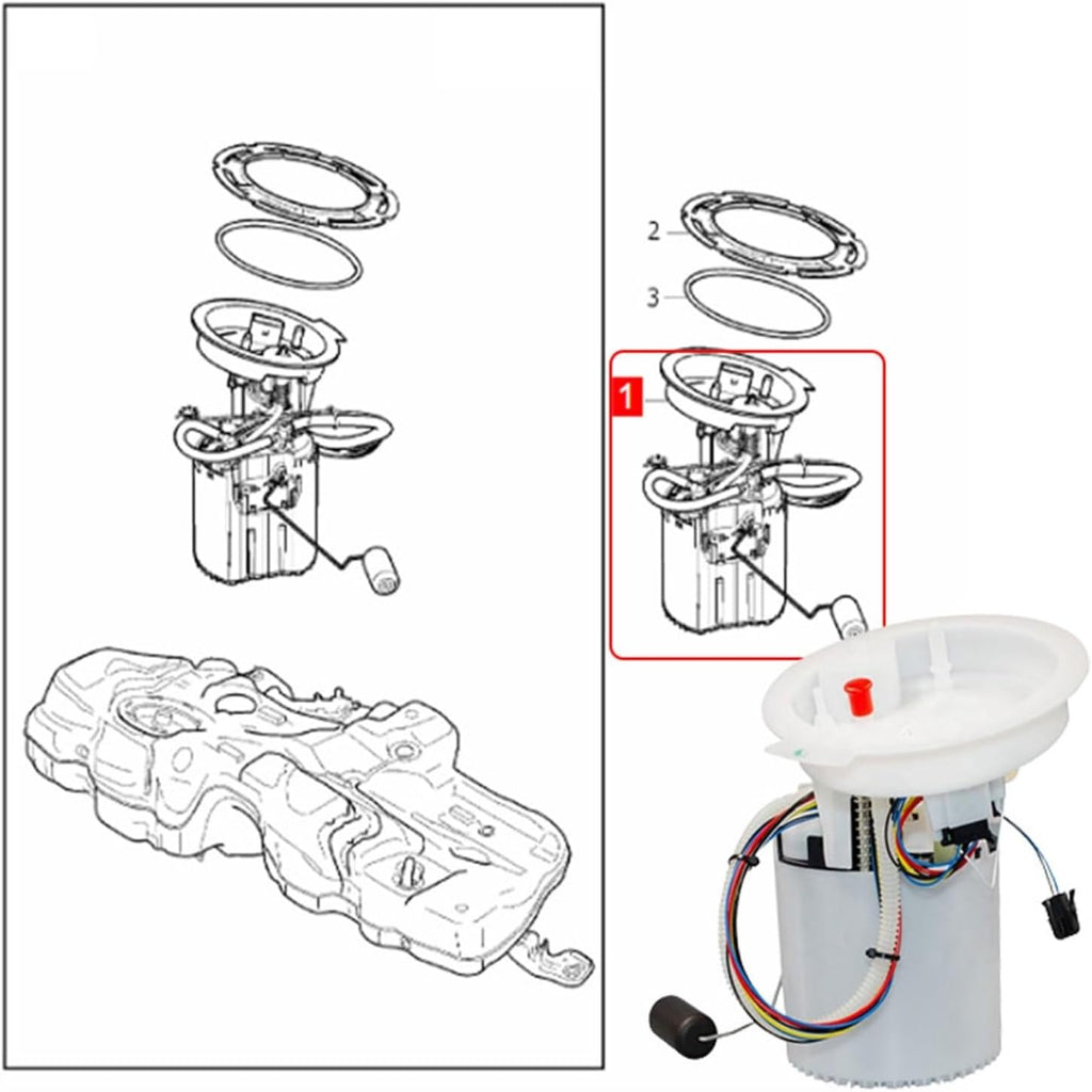 Fuel Pump 31355994 Compatible With Volvo XC90