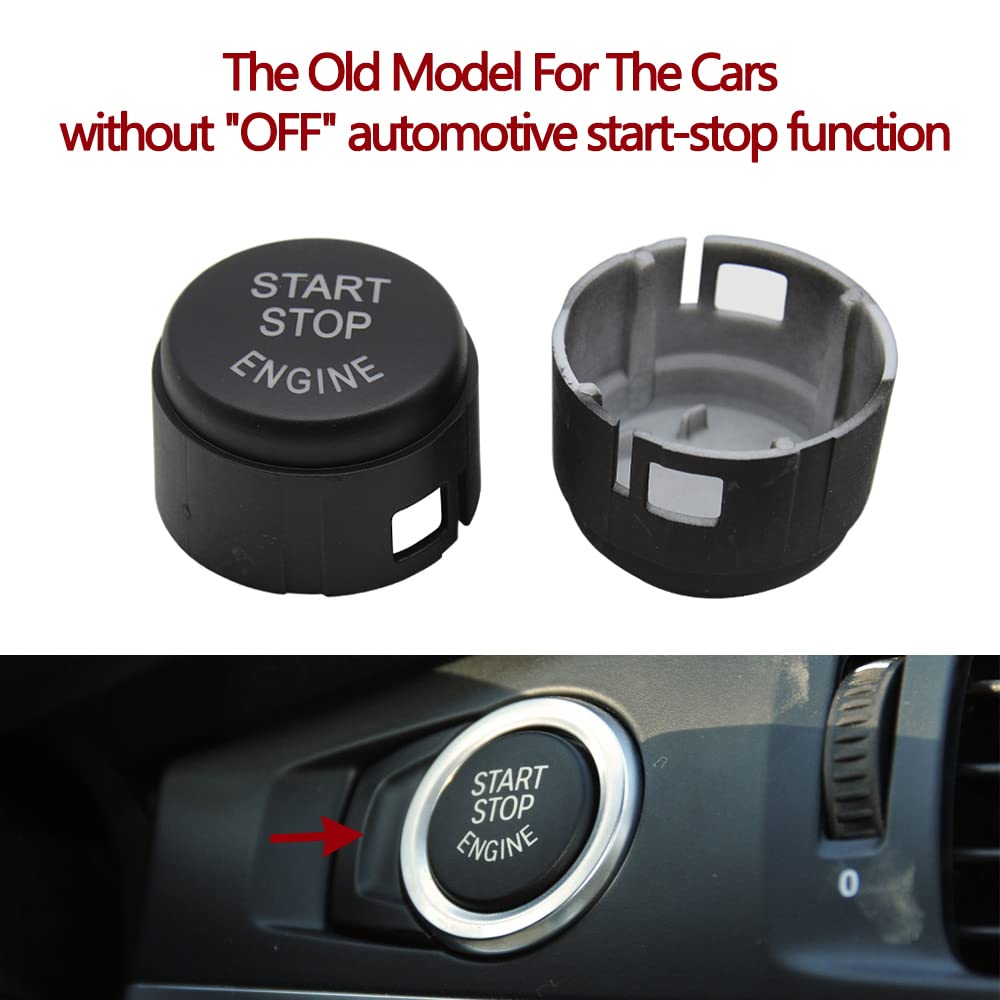 Start&Stop Switch Old Model Black 61319291692 61319291692-1 Compatible With BMW X3 X4 X5 X6  Without "OFF" F25 F26 F15 F16