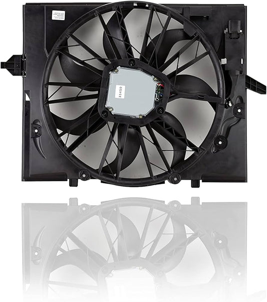 Engine Cooling Radiator Fan Assembly 17427524881 Compatible With BMW E65 E66
