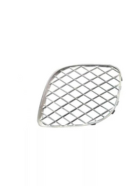 Silver Fog Lamp Cover Set Left 3W5807682 & Right 3W5807683 Compatible With Bentley Flying Spur (2009-2012) Tag No.1001