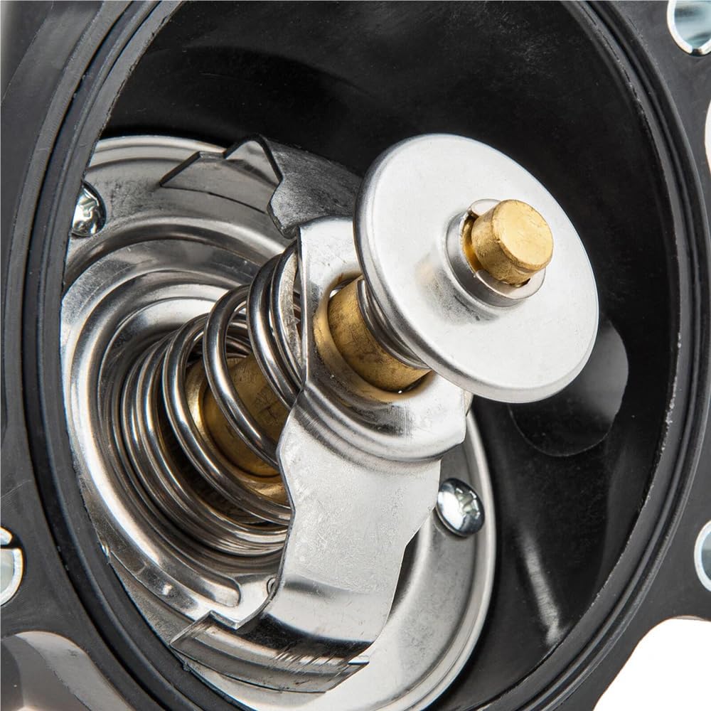 Engine Coolant Thermostat 079121115BA 079121115BF 079121115BK 079121115N Compatible With Audi A6 A8 Q7 S6 S8, Volkswagen Touareg