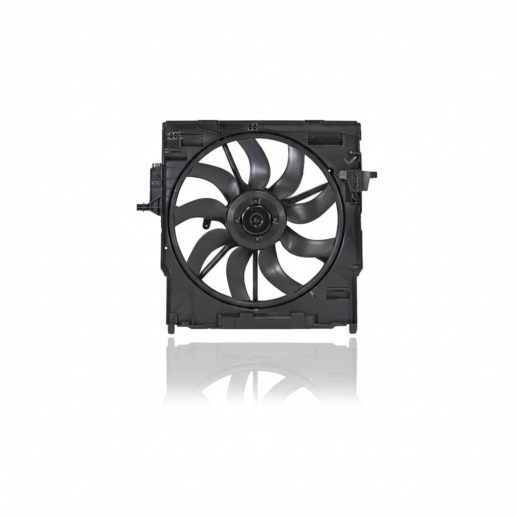 Engine Radiator Cooling Fan Assembly 17427634471  Compatible With BMW X5 (F15, F85) & X6 (F16, F86)