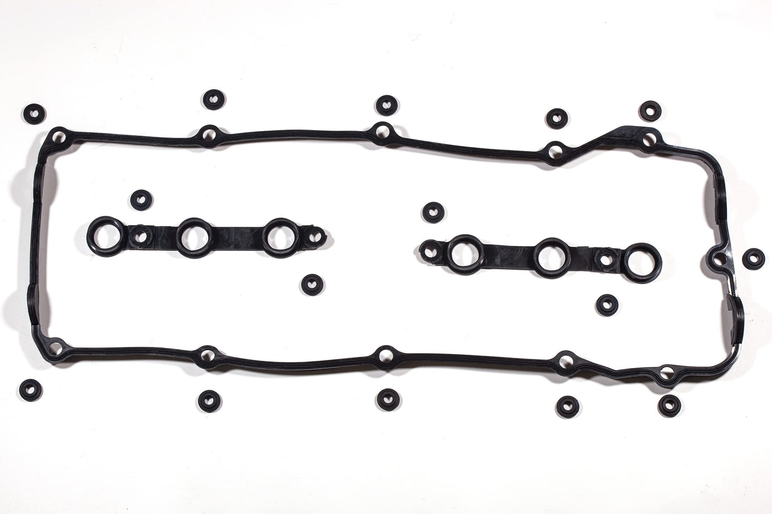 Engine Valve Cover Gasket Set 11129070990 Compatible With BMW E46 E60 E53 M54