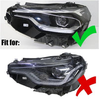 Front Headlight Module Blaster (Yellow) 63115A043C1 63115A043C2 Compatible With BMW 2 Series G42  LCI Low Version