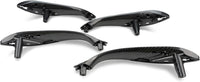Inner Door Pull Handle Set Carbon Fiber Front Left 51417279311 Front Right51417279312 Rear Left 51427281465  Rear Right 51427281466 Compatible With BMW 3 Series F30 F31 F35