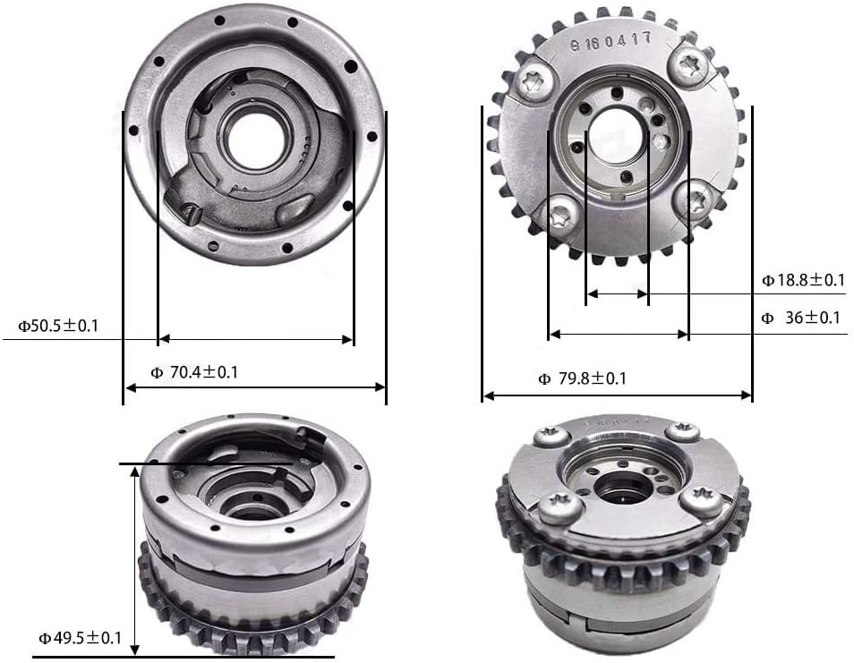Engine Right Intake Camshaft Adjuster A2760501647 Compatible With MERCEDES BENZ
