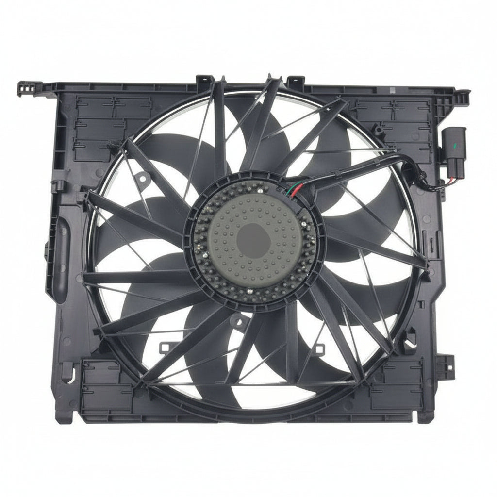 Engine Cooling Radiator Fan Assembly 17417589028 Compatible With BMW F01 F02 W600