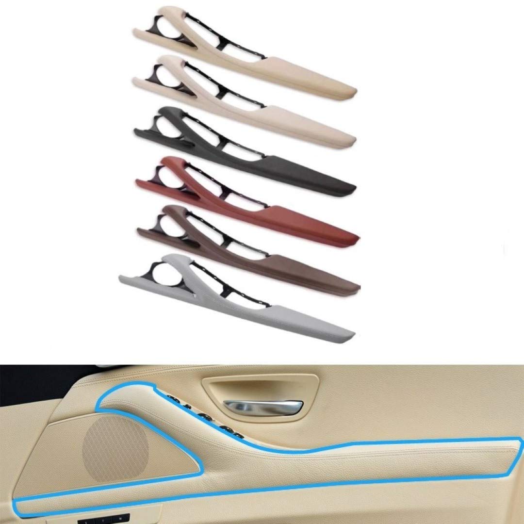 Door Handle Armrest Assembly Compatible with BMW 5 Series Door Handle Armrest Assembly 5 Series F10 2010-2017 Oyester