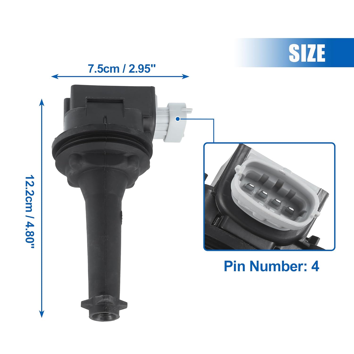 Uxcell Car Ignition Coil 30713417 8677837 Compitable With Volvo S40