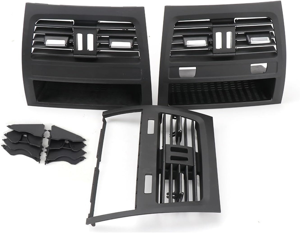Rear Ac Vent Grille High-end Model Black 64229181095 Compatible With BMW 5 Series F07 528i 535i 550i 2009-2016