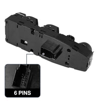 BMW 5 Series F10,F06, F07 & X3 F25 6 Pin  Electric Power Window Black Switch 61319241955 61319208111 61319238239 61319179913  Tag-SW-05