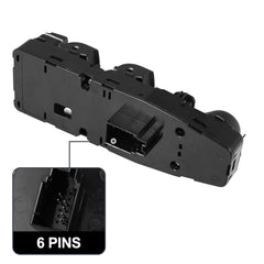 BMW 5 Series F10,F06, F07 & X3 F25 6 Pin  Electric Power Window Black Switch 61319241955 61319208111 61319238239 61319179913  Tag-SW-05